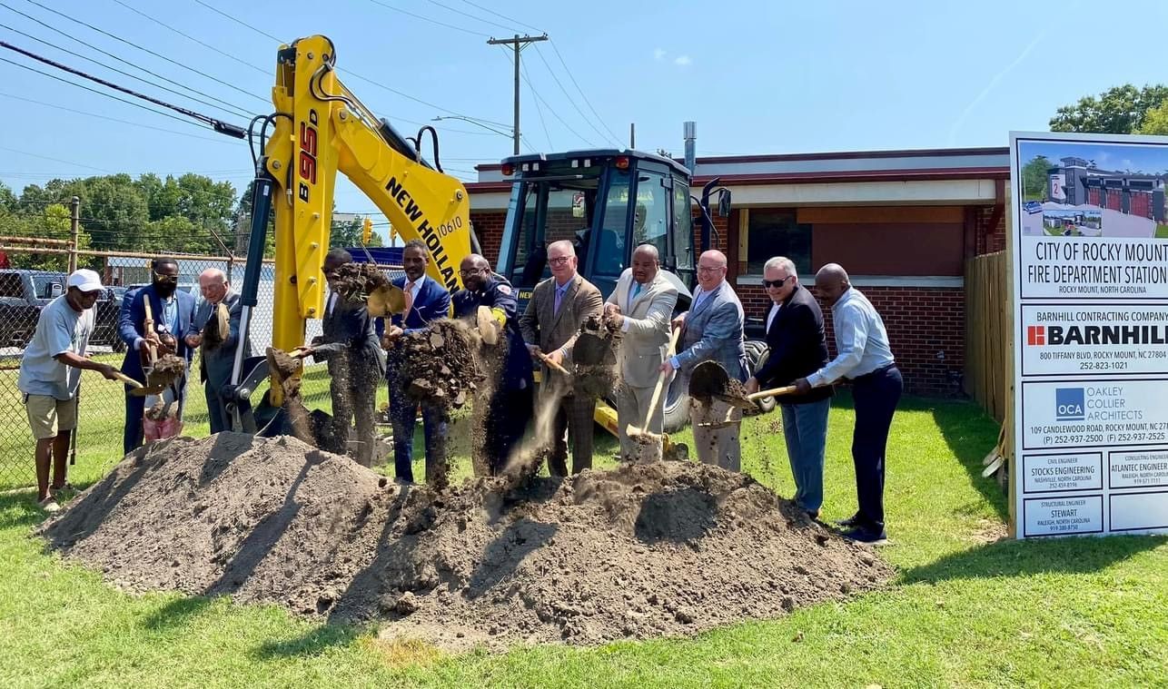 City leaders, contractor dedicate replacement fire station at event