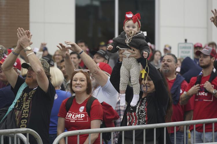 Presidential candidate draws record crowd to event center